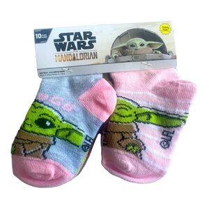 10pk Safety‎ Toes Sock With Lining Baby Girls Size 12-14 Months
